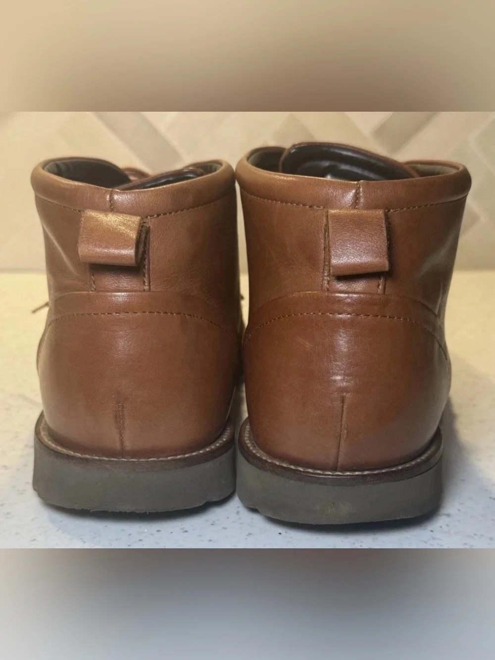 Rockport Men's Brown Leather Chukka Boots US 10 Adiprene By Adidas